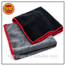 Bonne absorbtion microfibre serviettes de toilette noires